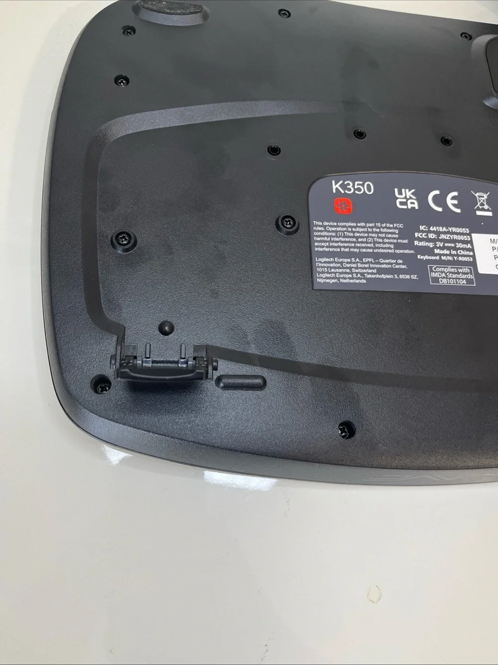 Logitech curved ergonomic